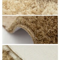 Brown Snow Beige Parisian Chic Neutral Classic Nature Soft Mat Moss Rugs Carpets Decor - Thumbnail 7
