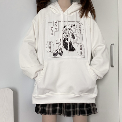 Original jk all-match loose hoodie
