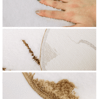 Cute White Brown Tabby Cat Neko Animal Cartoon Soft Mat Rugs Carpets Bathroom Bedroom Decor - Thumbnail 7