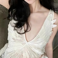 Fairy Wing Backless Corset Top - Thumbnail 2