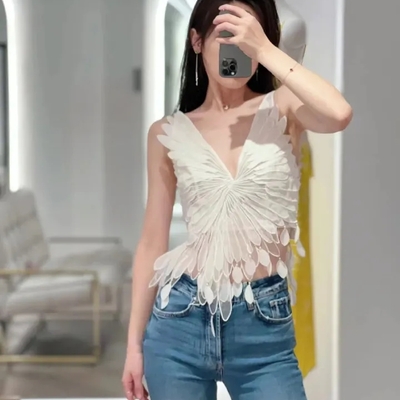 Fairy wing backless corset top - Thumbnail 1