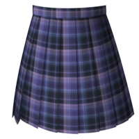 Mystery Dream Black Purple Plaid Pattern Japanese School Student Uniform Seifuku Mini Short Skirt - Thumbnail 9