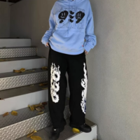 666 JOGGER SWEATPANTS BLACK - Thumbnail 2