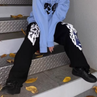 666 JOGGER SWEATPANTS BLACK - Thumbnail 3