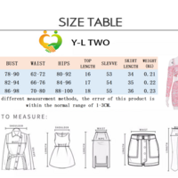 2PCS Pink Off Shoulder Sling Long Sleeve Crop Top + Skirt - Thumbnail 6