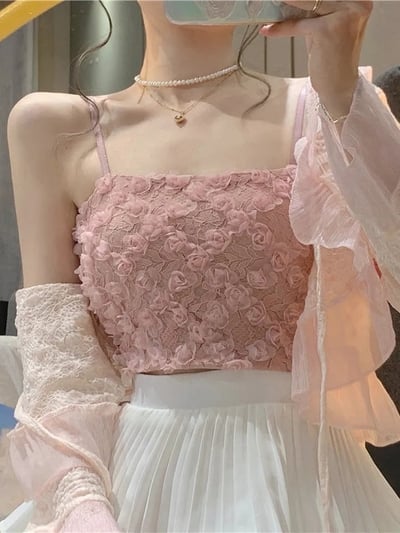 French Rose Tank Top