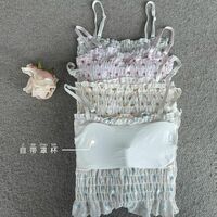 Floral Ruched Backless Crop Top  - Thumbnail 8