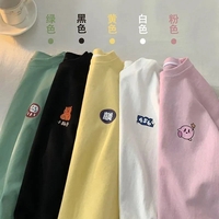 Pink Japanese Anime Print Short Sleeve T-shirt  - Thumbnail 3