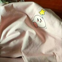 Pink Japanese Anime Print Short Sleeve T-shirt  - Thumbnail 8