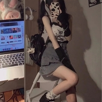 White Heart Lace Backless Halter Top - Thumbnail 2