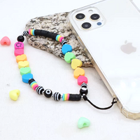 RETRO RAINBOW HEART PHONE STRAP - Thumbnail 3