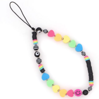 RETRO RAINBOW HEART PHONE STRAP - Thumbnail 4