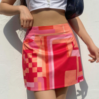 Y2K PATTERN SKIRT - Thumbnail 2