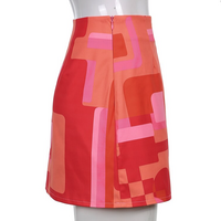 Y2K PATTERN SKIRT - Thumbnail 6