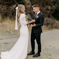 Mermaid Lace Wedding Dress Bridal Dress - Thumbnail 1