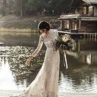 Mermaid Lace Wedding Dress Bridal Dress - Thumbnail 3
