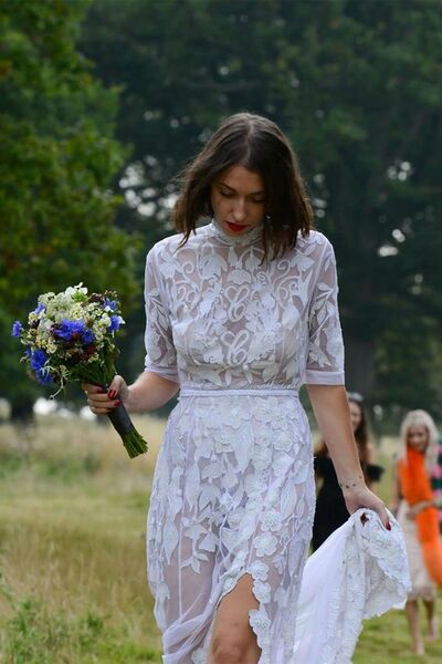 Simple Lace Wedding Dress Bridal Dress