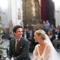 Simple Mermaid Half Sleeve Wedding Dress Bridal Dress - Thumbnail 2