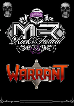 WARRANT Live At The M3 Rock Festival, Merriweather Post Pavilion, Columbia, MD. 2012 DVD