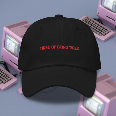 Free shipping-tired being tired cap - Thumbnail 2