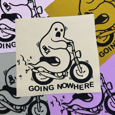 Goin nowhere canvas patch