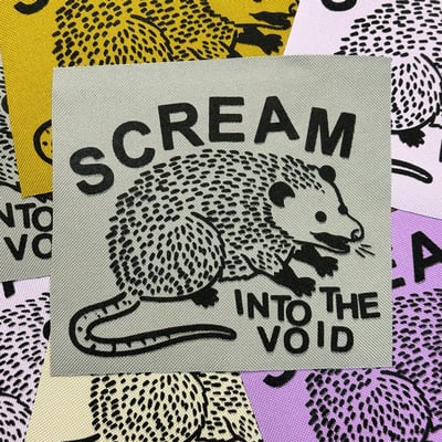 VOID POSSUM canvas patch