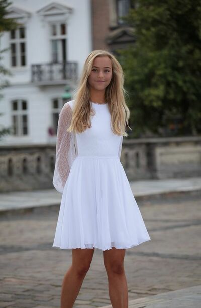 Simple A Line Chiffon Long Sleeve Mini Short Beach Boho Wedding Jumpsuit Bridal Dress