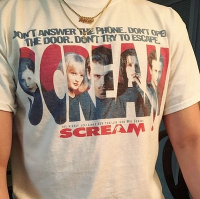 Free Shipping-90s SCREAM TEE
