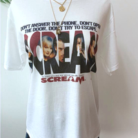 Free Shipping-90s SCREAM TEE - Thumbnail 2