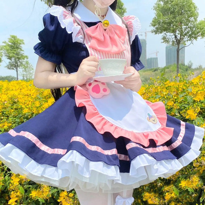 Cafe maid princess dress cosplay party uniform