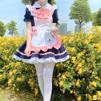Cafe maid princess dress cosplay party uniform