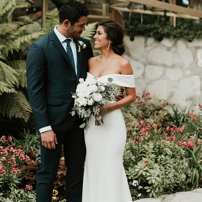 Simple mermaid off the shoulder wedding dress bridal dress - Thumbnail 5