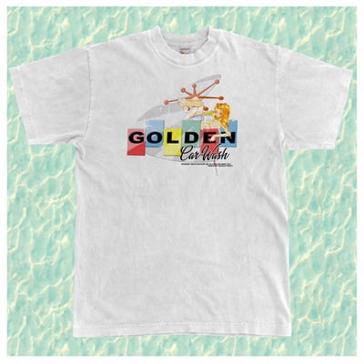 Golden car wash tee (off white)