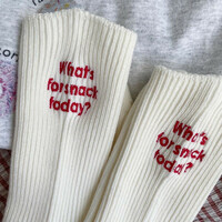 Free Shipping-WHAT'S FOR SNACK TODAY SOCKS - Thumbnail 2