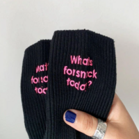 Free Shipping-WHAT'S FOR SNACK TODAY SOCKS - Thumbnail 4