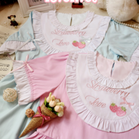 Original Sweet and Cute Pink Strawberry Dress - Thumbnail 1
