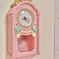 Swimmer girl wall clock wall hanging clock bedroom alarm clock - Thumbnail 9