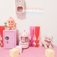 Swimmer girl wall clock wall hanging clock bedroom alarm clock - Thumbnail 7