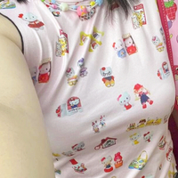 Y2K Kitten Cartoon Printed Top - Thumbnail 2