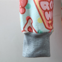Cream dessert cartoon fleece hoodie - Thumbnail 2