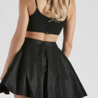 Short Homecoming Dresses Black under 100 - Thumbnail 1
