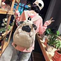 Harajuku animal pug dog backpack school bag - Thumbnail 4
