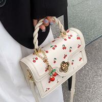Cherry Prints Handbag - Thumbnail 2