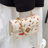 Cherry Prints Handbag - Thumbnail 3
