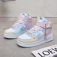 Ulzzang Harajuku macaron colorblock sneakers - Thumbnail 3