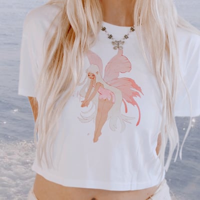 Fairy baby crop tee