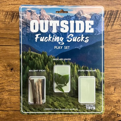 Outside sucks play set