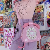 Japanese Harajuku Y2K Phone Retro Messenger Shoulder Bag - Thumbnail 2