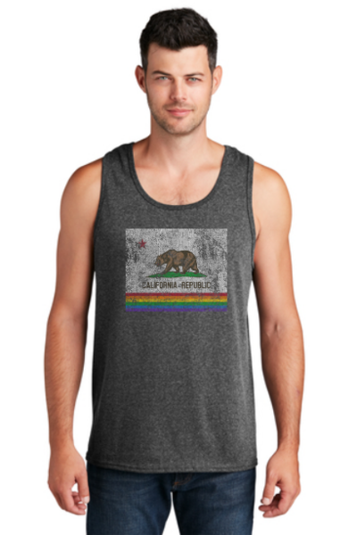 California Rainbow Flag Tank Top