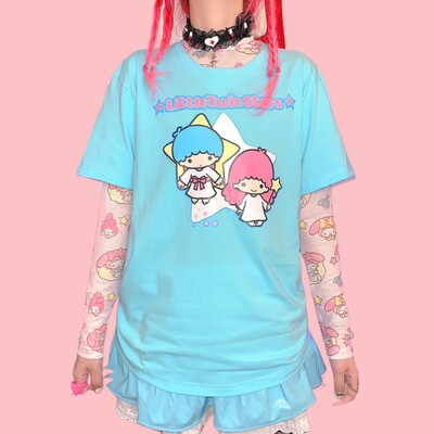 Harajuku sweet cartoon print t-shirt